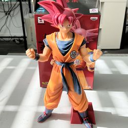 Dragon Ball Super Goku Red God SSJG Chouokoku Figure