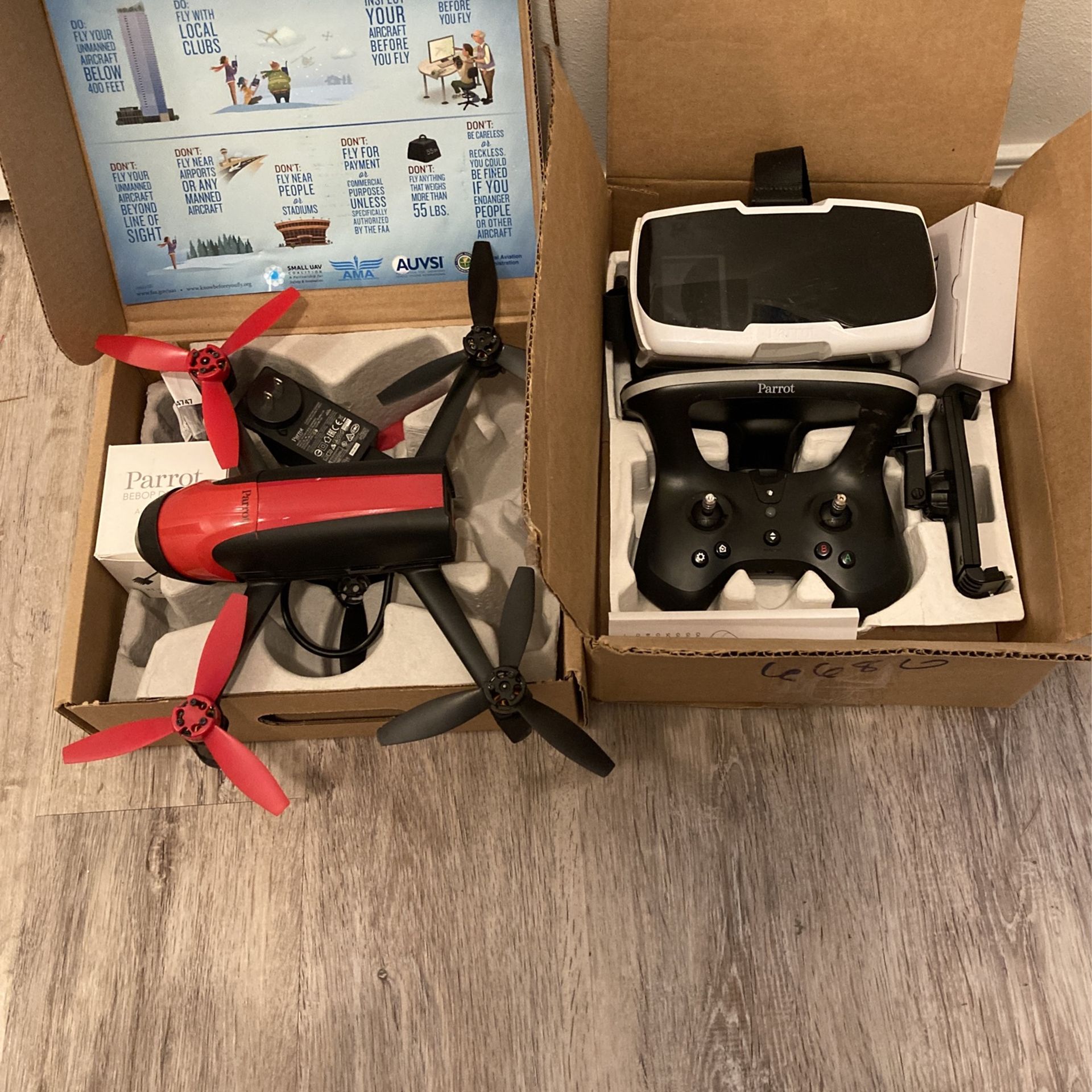 Parrot Bebop 2 Drone + Sky controller 2