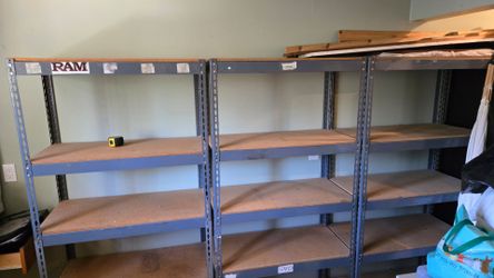 Storage shelves