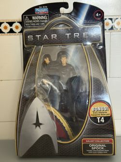 Star Trek Playmates ORIGINAL SPOCK 3.75" Action Figure Galaxy Collection NIB2009