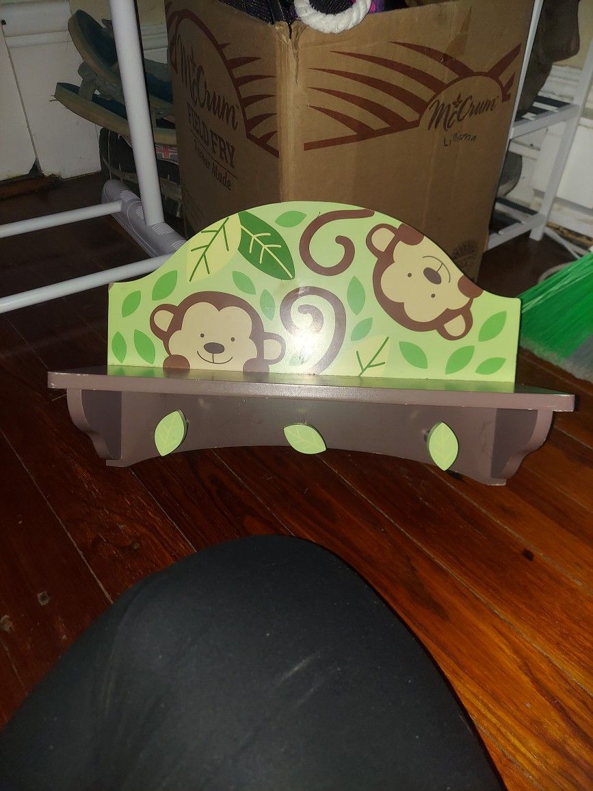 Shelf with Hooks