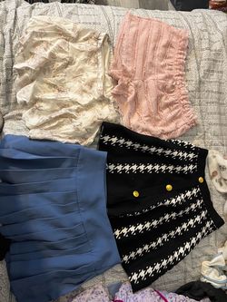 Only used once skirts and shorts