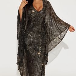 Brand New Fashion Nova Sequin Maxi Dress