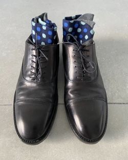 BANANA REPUBLIC Kevin Italian Leather Cap-Toe Oxford 9 + Free Gift (Free pair of socks)