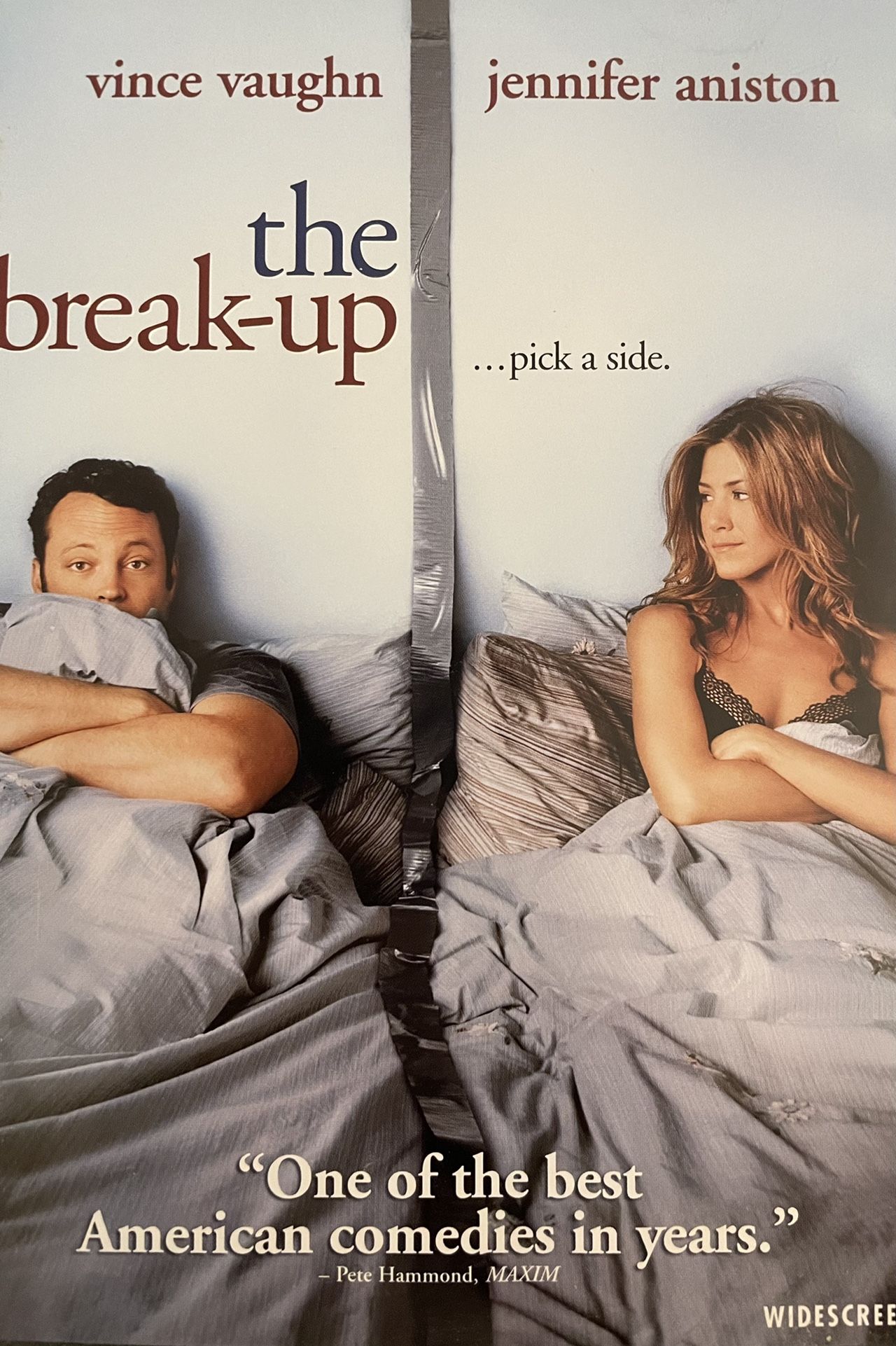 The BREAK-UP Widescreen Edition (DVD-2006) Jennifer Aniston!