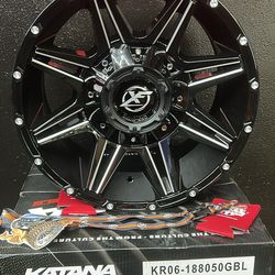 18x9 8x165/180 XF offroad wheels $900