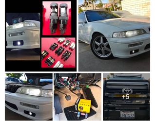 Car Led Headlights Kit Model H11 (Same As H8 H9 H11b H16) 

$29 COMPLETE KIT 
2 BULBS for:
Headlights, Low beam, High beam, DRL or Foglights
*And free