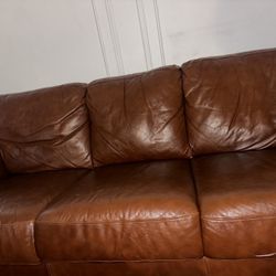 Leather Couch And Loveseat 