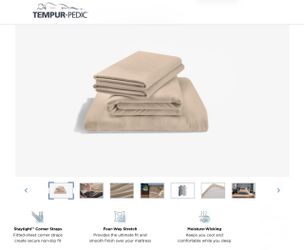 Tempur-Pedic Bamboo King Sheet Set