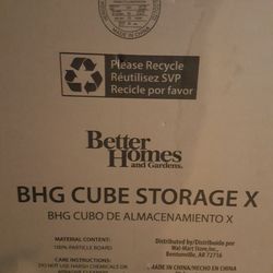Better homes and garden cube “X”