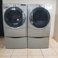 MODERN KENMORE WASHER AND ELECTRIC DRYER FREE DELIVERY AND INSTALLATION ALSO A 90 DAYS WARRANTY 