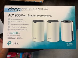 TP-Link Deco S4 AC1900 Mesh Wi-Fi System 3-Pack