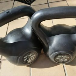 2 ,Pro Strength Kettlebell 15 LB /best Offer 