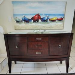 SOLID WOOD ENTRY TABLE DELIVERY AVAILABLE