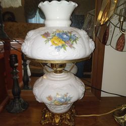  Antique Hurricane Parlor Lamp