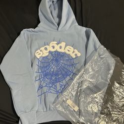 Light Blue Spyder Hoodie