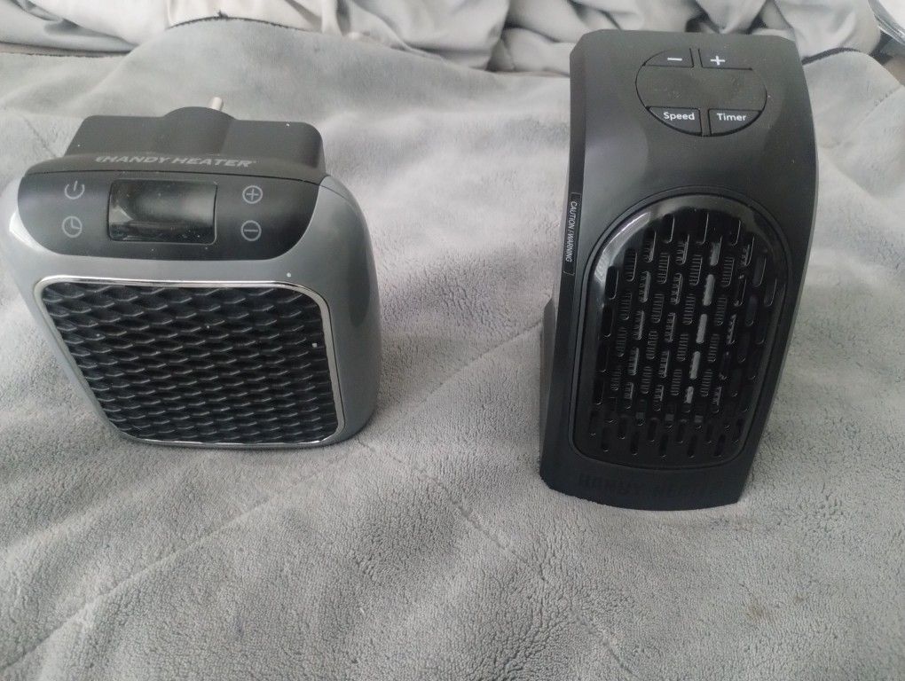Two Small Handy Heaters