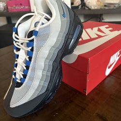 Size 9.5M Nike Air Max 95 OG Big Bubble Blue Spark