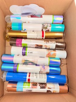 Cricut Vinyl Roll Bundle Assorted Colors $5 each.