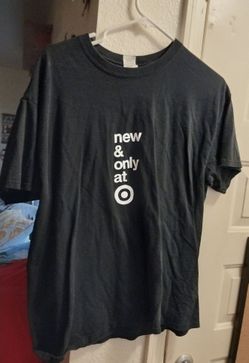 Adults large Target logo black shirt