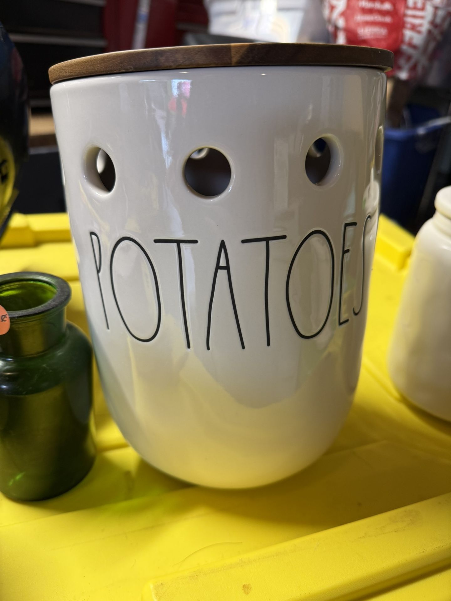 Rae Dunn Potato Storage Container 