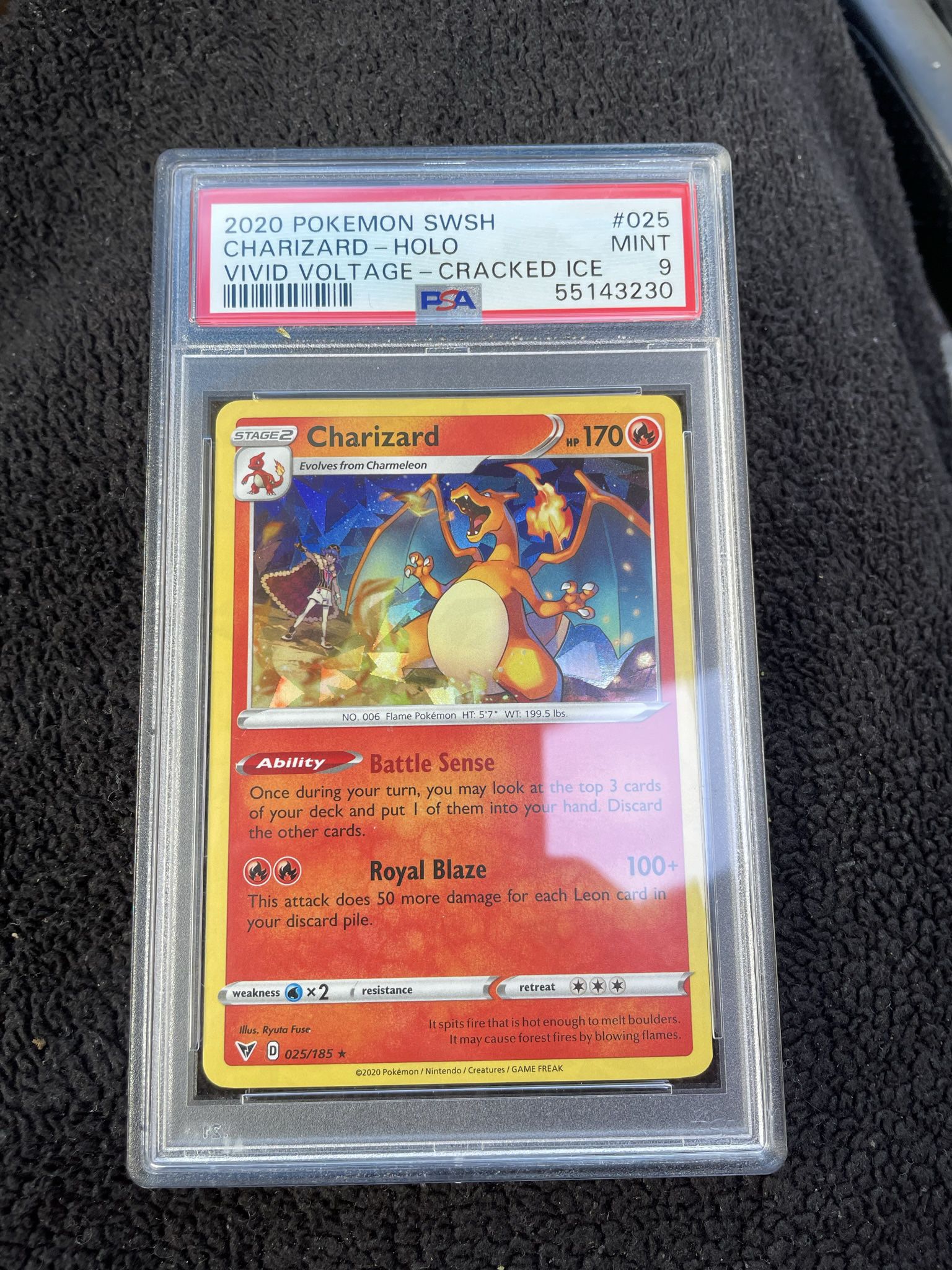 2020 Cracked Ice Zard Rated 9