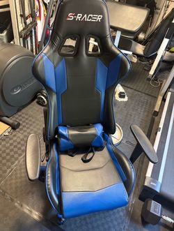 Sracer s racer chair like new, gaming, office, adjustable