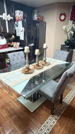 Glass Dinning Table NEED GONE!!