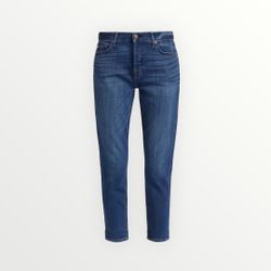 7 for All Mankind Josefina Skinny Boyfriend Jeans, Size 24, MSRP $208