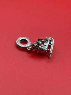 PANDORA 925 Sterling Silver Ice Skate Dangle Charm