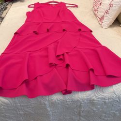 London Time Hot Pink Dress