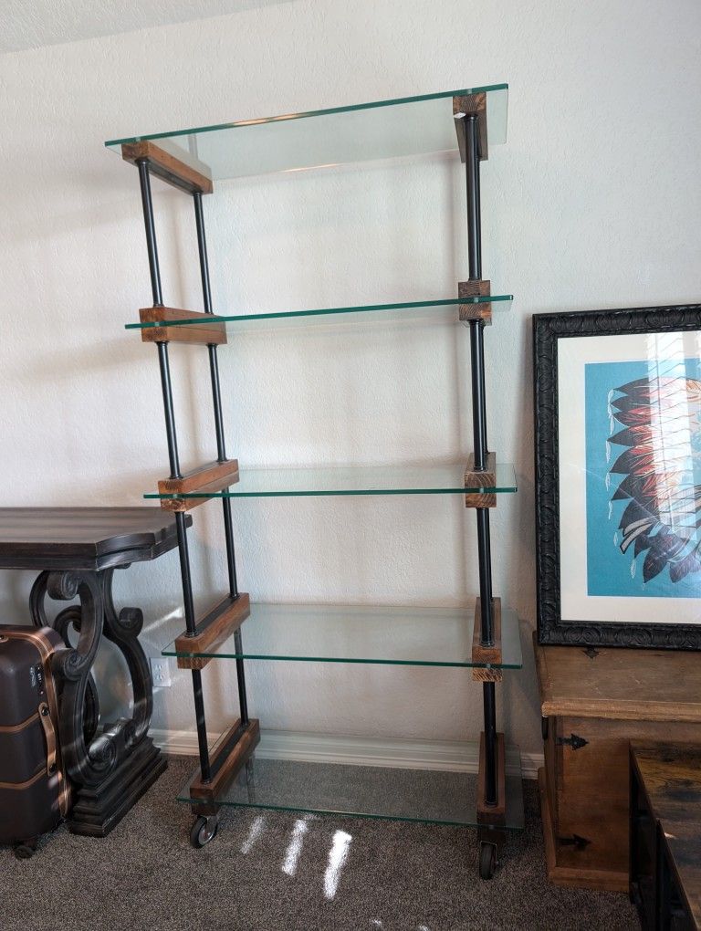 Glass Bookcase