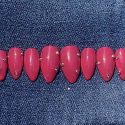 Short Almond Press Ons