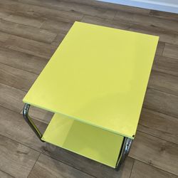 Ikea Yellow Baggboda Side Table For Sale