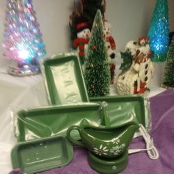 Electric Gravy Boat and Flexible Silicone Half Loaf Pans