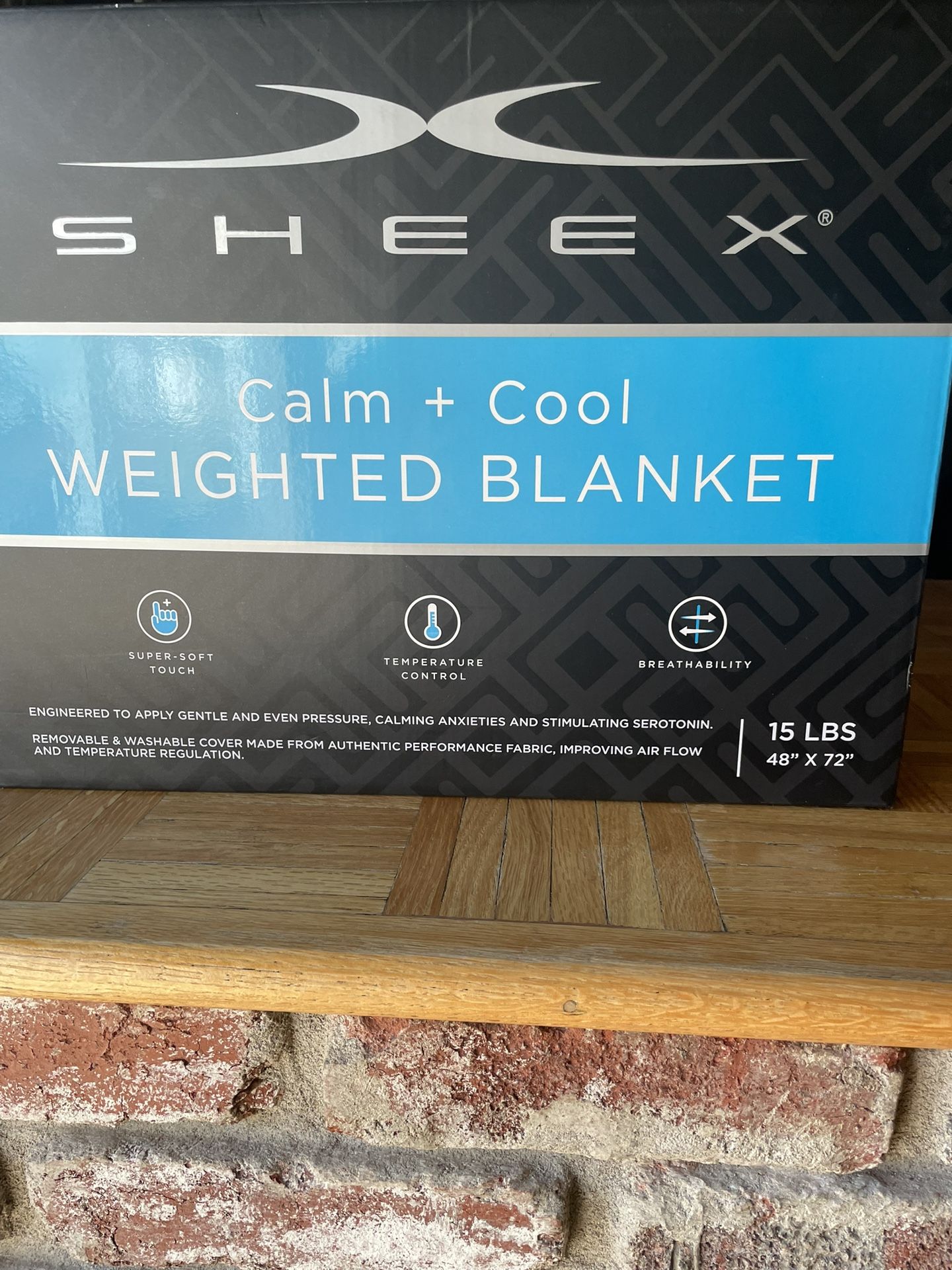Sheex Calm + Cool Weighted Blanket 15lbs