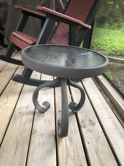 Outdoor side table “ Winston mfg”