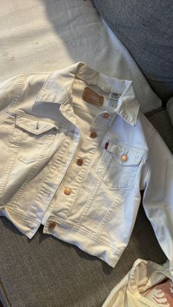 Levis white jacket