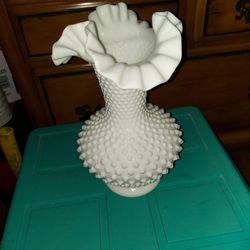 Milk Glass Vase