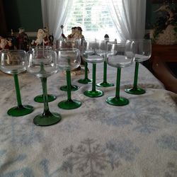 Vintage Wine Glasses 