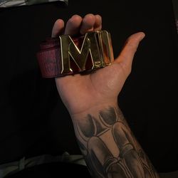 Red mcm belt
