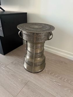 Potterybarn Drum Table