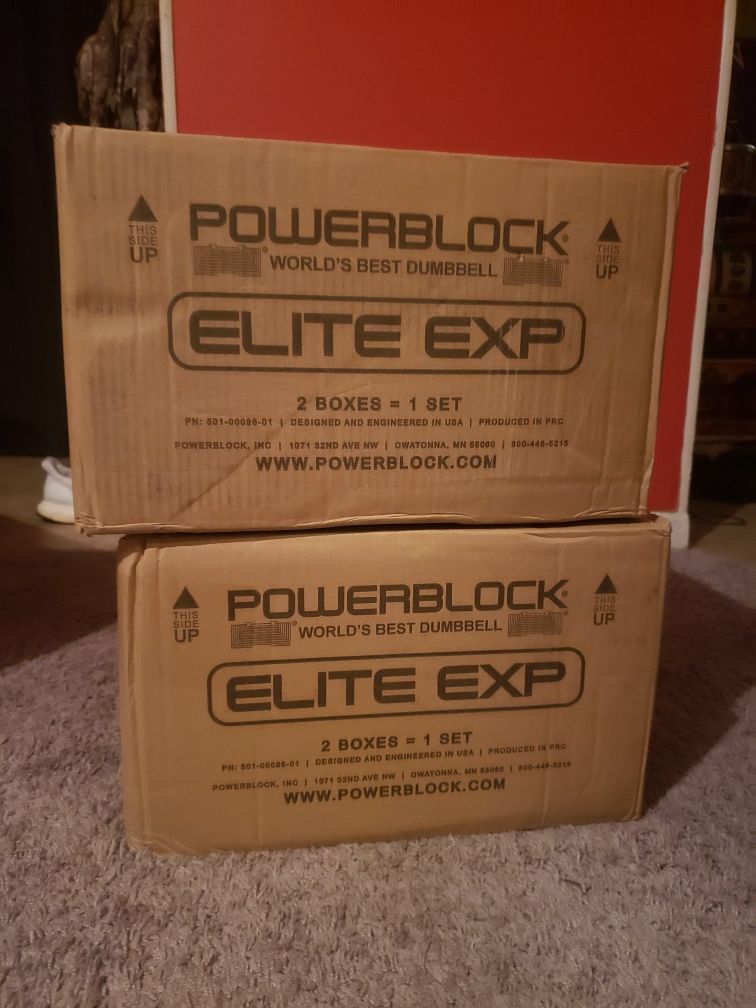 POWERBLOCK Elite EXP Adjustable Dumbbell (2020 Version)