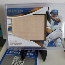 Dodgers Yasiel Puig Bat Card