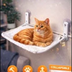 Wall-Mounted Collapsible or window mounted Cat Hammock Pet Bed