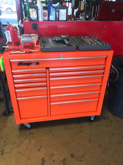 Snap on tool box