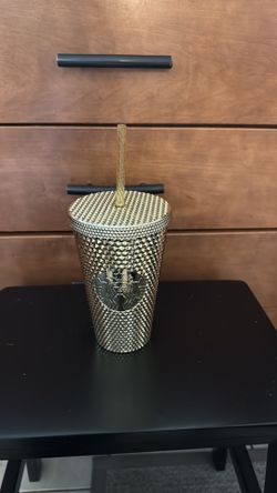 Gold Starbucks Tumbler 16oz