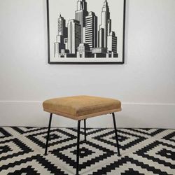 MCM Iron Stool by Raymond Loewy for Mengel