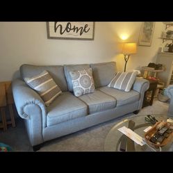 Coastal Blue-grey Living room Set