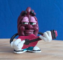 Vintage 1988 California Raisins 2.5" pvc figurine